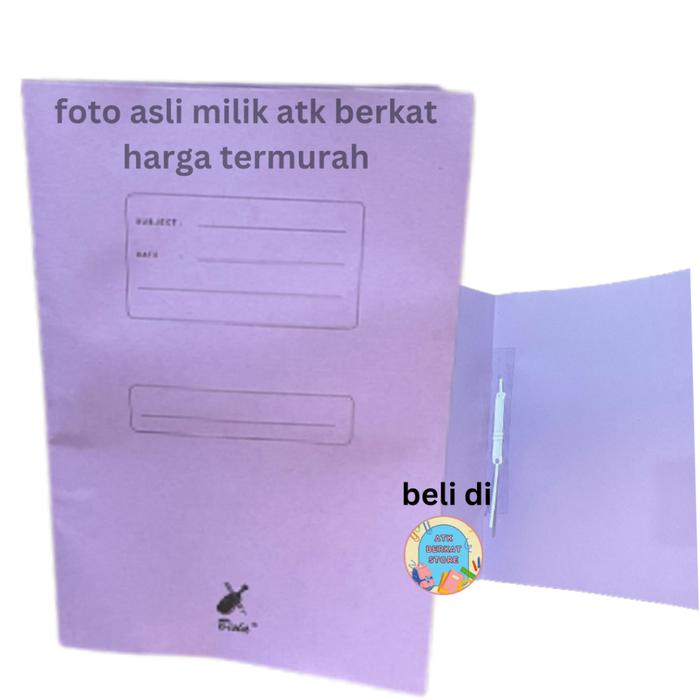 Gambar Map folder kertas stopmap Biola 5001 Snel hecter warna Putih Ungu - UNGU dari Atk Berkat undefined Tokopedia
