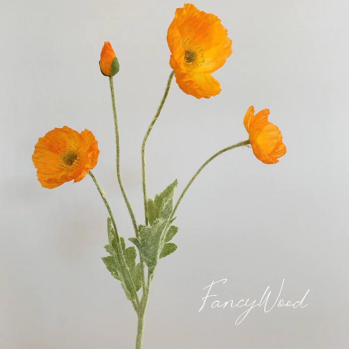 Gambar Bunga Poppy Artificial Flower - Dekorasi Bunga Plastik Corn Poppy - Buket Bunga Korea - Properti Foto - Hiasan Aesthetic Minimalis - Orange dari MENYALA undefined Tokopedia