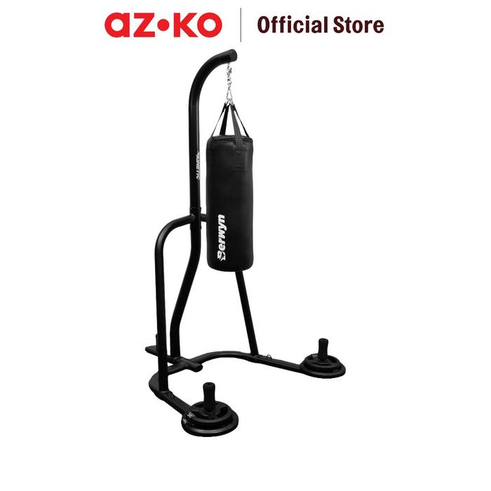 Gambar AZKO Berwyn Samsak Tinju - Hitam Punching Bag Perlengkapan Bela Diri Peralatan Boxing Dan Muaythai Tas Tinju - 18 kg dari AZKO ID undefined Tokopedia