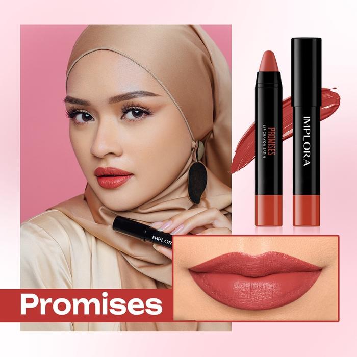 Gambar ATTERA BEAUTY - Implora Lip Crayon Satin - Promises dari Atterabeauty undefined Tokopedia