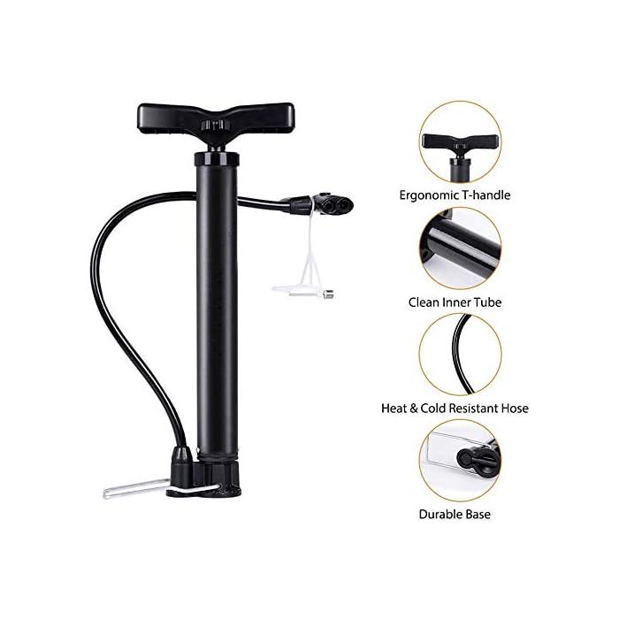 Gambar Pompa Sepeda - Pompa Angin Ban Sepeda 120 PSI - West Biking YP0711 - Hitam dari Devro undefined Tokopedia