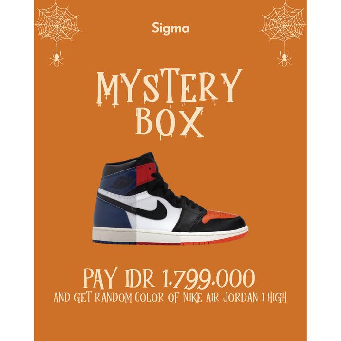 Gambar Sigma Sepatu Sneakers Pumpkin Halloween Spesial Sale Baru Dalam Kotak 100% Asli Jaminan Uang Kembali 200% Kebahagiaan - Air Jordan 1 High, 36 dari Sigma Kicks Sneakers Store undefined Tokopedia