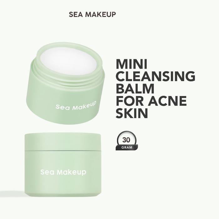 Gambar SEA MAKEUP - ACNE BUTTER CLEANSING BALM FOR ACNE SKIN ( 30 / 100 g ) - Pembersih Make Up Remover Kulit Berjerawat Membantu Menghapus Makeup Secara Mudah With Salicylic Acid, Tea Tree dan Centella Seamakeup Sea Make Up - CB Mini 30g dari Gudang Kosmetik Medan_NEW undefined Tokopedia