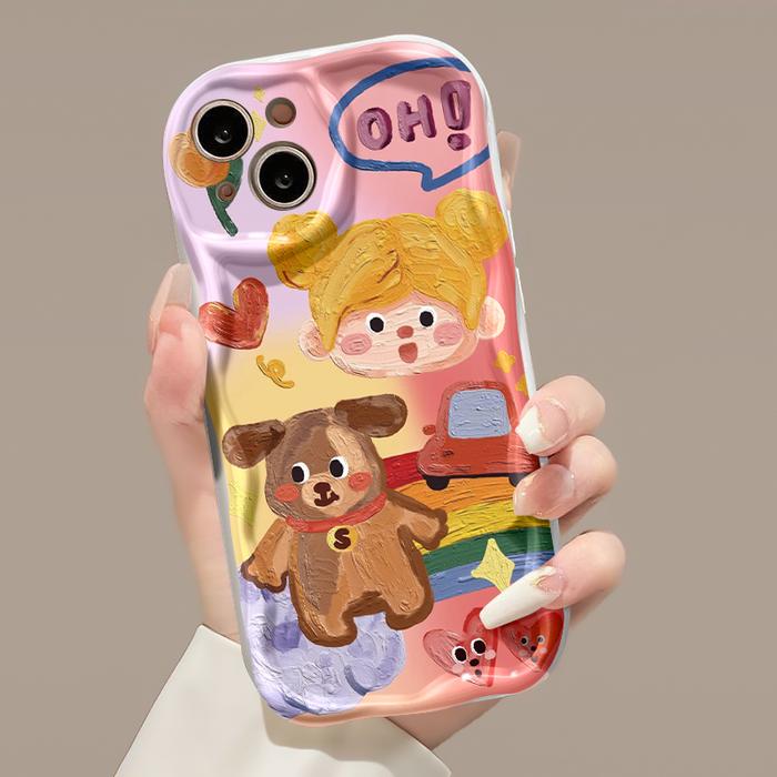 Gambar Casing Hp Samsung S23 Plus S23 Ultra S23 FE S22 Plus S22 Ultra S21 Plus S21 Ultra S21 FE Case estetik lucu Gadis Lukisan cat minyak pola Casing Tekstur Lembut Softcase Batas Gelombang Ponsel kesing - Gaya1, Samsung S23 dari JumpCase undefined Tokopedia
