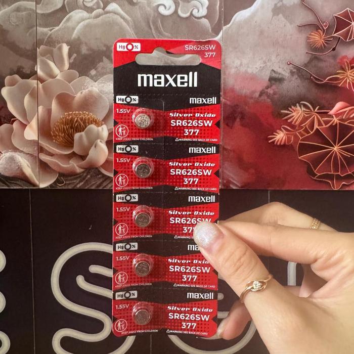 Gambar ORIGINAL BATERAI SILVER MAXELL SR626SW 377 BATERAI KOIN BATERAI BULAT KECIL BATERE JAM TANGAN - 1pcs aja dari esge electronics undefined Tokopedia