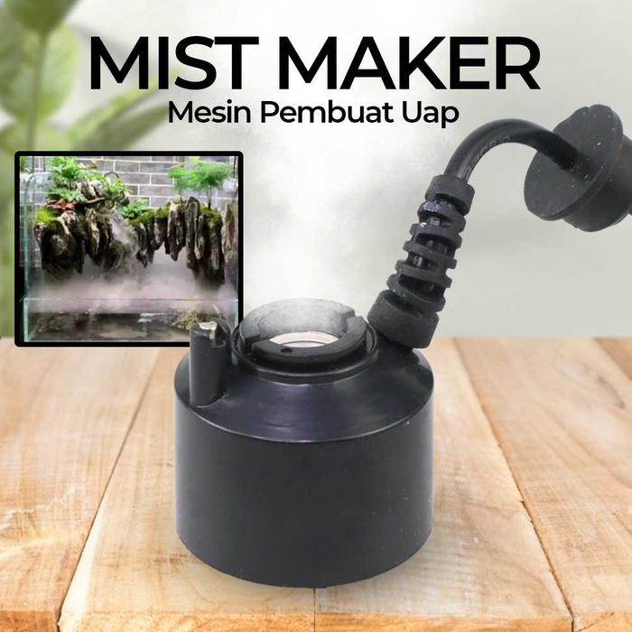 Gambar Ultrasonic Mist Maker Humidifier Pembuat Uap Nebulizer - YM-525 - Hitam dari Engineer Now undefined Tokopedia