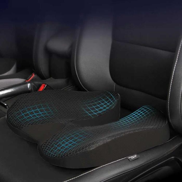 Gambar Digap Bantal Duduk Kursi Mobil Orthopedic Seat Cushion Memory Foam - L-1A - Hitam dari DIGAP Indonesia undefined Tokopedia