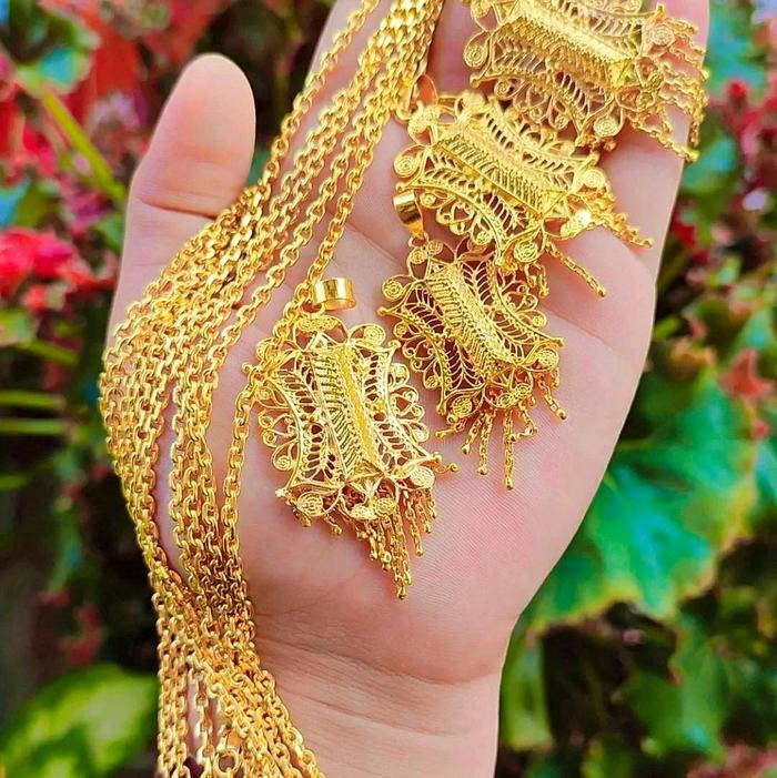 Gambar kalung pintu aceh replika emas - -, - dari kakakbila undefined Tokopedia