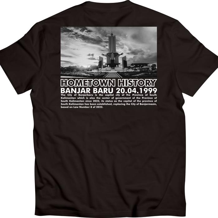 Gambar Kaos Banjar Baru Tshirt Ikonik Khas Kota Banjar Baru Bahan Cotton Combed 24s Kain Nyaman - Banjar Baru, Hitam L dari Decxter_NEW undefined Tokopedia