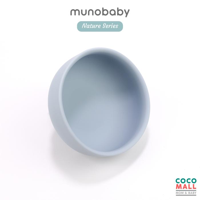 Gambar COCOMALL Mangkok Mpasi Bayi Silikon Tahan Panas - Nature Series Silicone Baby Feeding Set Suction Bowl BPA Free - Mangkok Makan Anak Anti Tumpah 1 Tahun - Pastel Blue dari COCOMALL Store undefined Tokopedia