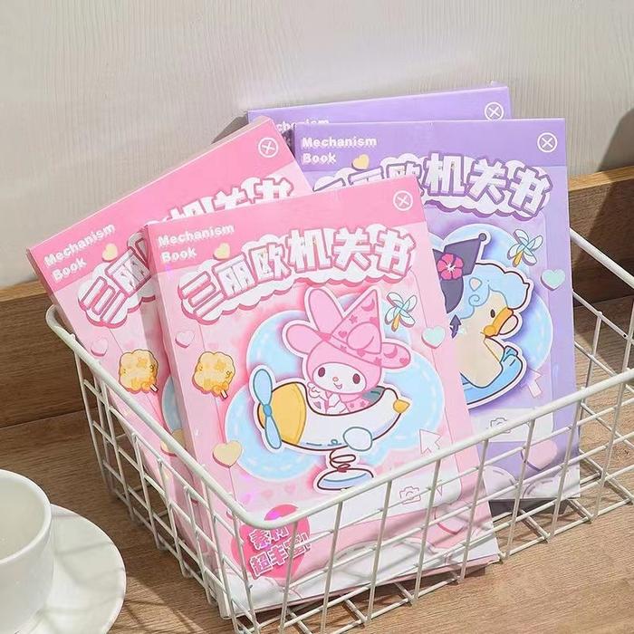 Gambar Quiet Book Playground Kuromi Melody Mechanism Book Buku Kertas DIY paper doll  mainan edukasi - QBPG dari Hello Tiemy Shop undefined Tokopedia