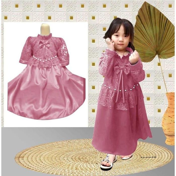 Gambar MAXI CHRISTY KID / 2-4 TAHUN / 5-7 TAHUN / MAXI DRESS ANAK / PAKAIAN MUSLIM ANAK PEREMPUAN Gamis Mutiara Panjang Baju Wanita Syari Pesta Kondangan Mewah Gaun Remaja Ceruty Dewasa Tanggung - DUSTY, 5 TAHUN dari gamisfashionshop undefined Tokopedia