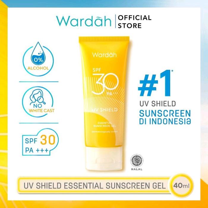 Gambar Wardah UV Shield Aqua Fresh Essence SPF 50 PA+++ 30ml | Essential Sunscreen Gel SPF 30 PA+++ - SPF 30 (kuning) dari Pommyshop21_NEW undefined Tokopedia