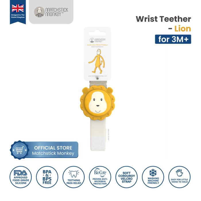 Gambar Matchstick Monkey Wrist Teether - Gigitan Bayi dari Mommy el stores undefined Tokopedia