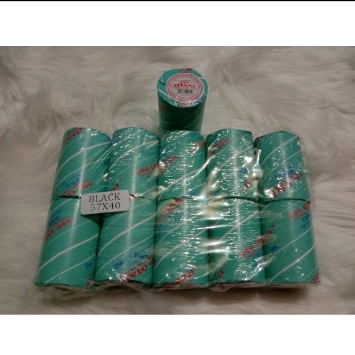 Gambar Kertas struk kasir Thermal ukuran 57x40 dan 57x47 Hitam/kertas struk brilink/struk spbu/struk kafe - 57x40, Thermal dari Thriftby sisterstorepku undefined Tokopedia
