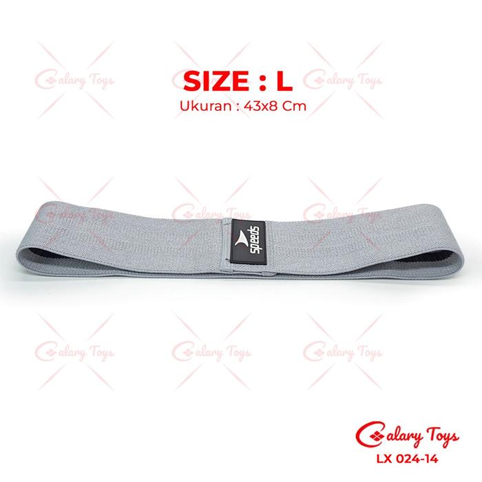 Gambar SPEEDS Hip Band Karet Yoga Fitness Resistance Bands Yoga Strap Olahraga Otot Gym 024-14 - Abu L dari Calary Toys undefined Tokopedia
