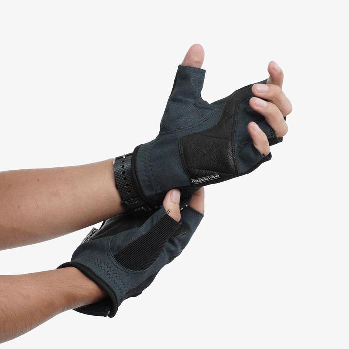 Gambar Mahameru Sarung Tangan Sepeda Motor Pendaki Gm Glove 017 - BLACK GREY dari Mahameru bandung Kota Bandung Tokopedia
