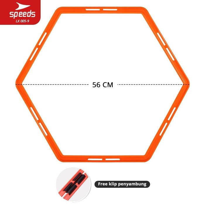 Gambar SPEEDS Agility Ring Olahraga Futsal Kecepatan Gerakan Kaki 56cm 50cm 40cm Sepak Bola Alat Latihan Lapangan Ball Outdoor LX 005-8 - 56cm O dari Speedshome undefined Tokopedia