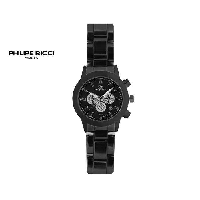 Gambar PhiLipe Ricci Jam Tangan Wanita Rantai Kecil Diameter Bulat Gaya Modern Fashion Stylish 7025B Woman Watches Free Box - Black dari PhiLipe Ricci_NEW undefined Tokopedia