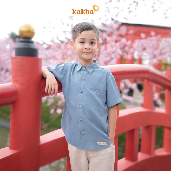 Gambar Kakha - Sarimbit Keluarga Nara (B) / Baju couple keluarga / Sarimbit Keluarga / Baju muslim couple - Kemeja Anak Pendek, S dari Kakha Series Kota Administrasi Jakarta Selatan Tokopedia