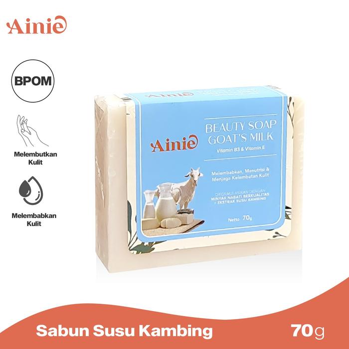 Gambar AINIE Sabun Mandi Susu Kambing 70 Gr Beauty Soap Goats Milk Menjaga Kelembutan kulit HOL Vitamin Mencerahkan Zaitun - Not Specified dari Good Spot Home undefined Tokopedia