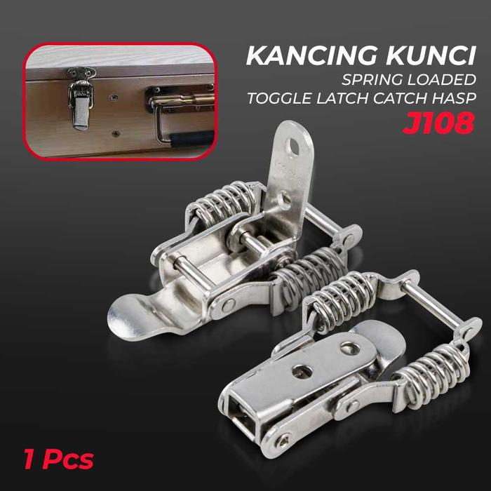 Gambar Kancing Kunci Klip Box Spring Loaded Toggle Latch Catch Hasp - KAK-J - J108 dari BudgetGadget undefined Tokopedia
