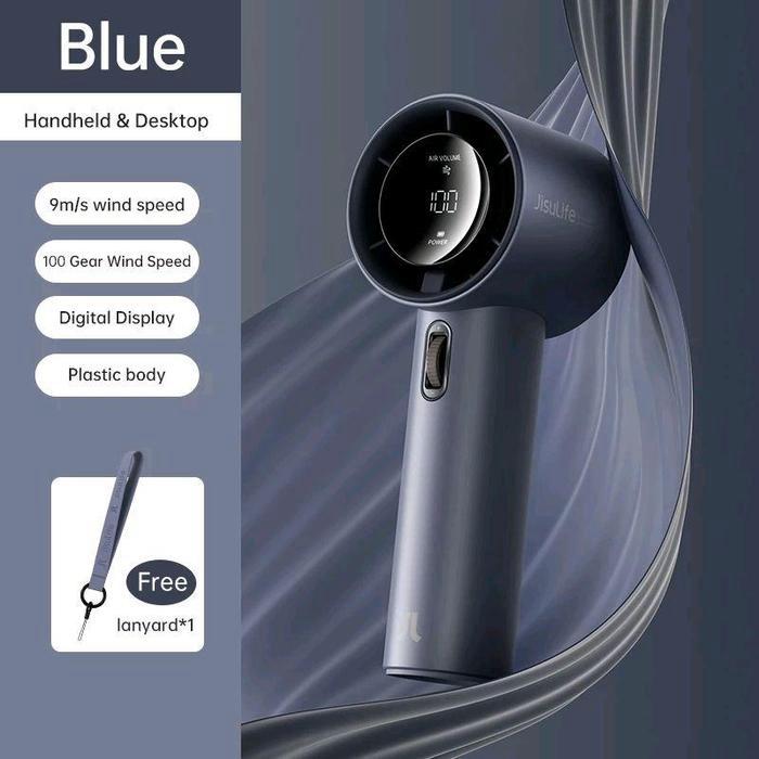 Gambar Handfan JISULIFE PRO1 FA53 100S 3600MAH - JISULIFE Handheld Fan Pro1 - BLUE dari GGSTORESBY undefined Tokopedia