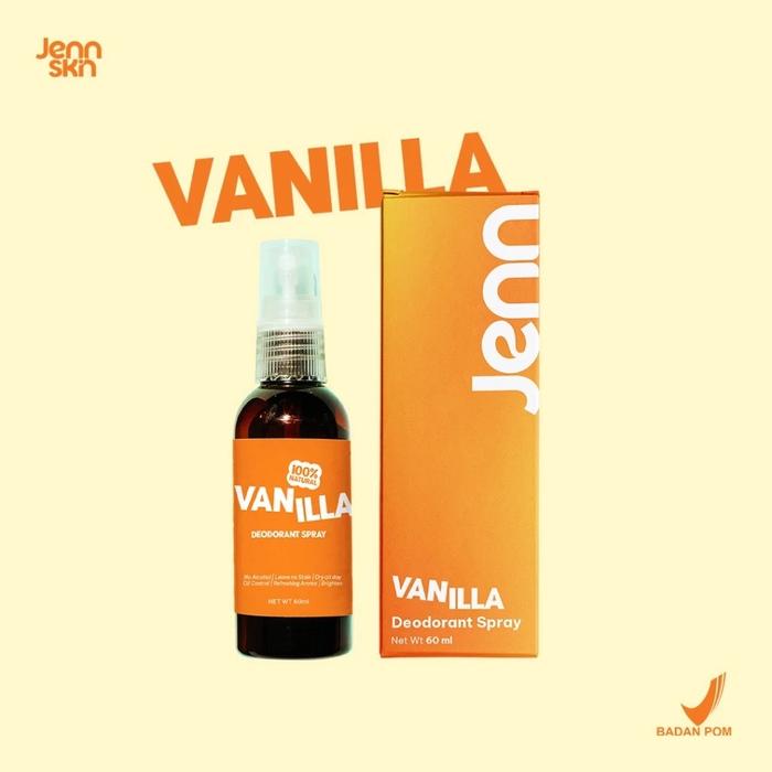 Gambar JENNSKIN NATURALS OFFICIAL (BUY 1 GET 2)  Deodorant Spray Penghilang Bau Ketek Ketiak BY JENIFER COPPEN 50ML /  J'skin Jenskin Deodorant Tawas Wanita Pria Atasi Bau Badan Burket dan Mencerahkan Ketiak / Pemutih Ketiak Tawas / Deodorant Non Alkohol Aman - Vanilla dari Skinthesia id undefined Tokopedia