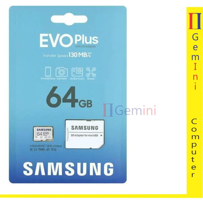 Adapter Samsung 64gb Microsdxc Evo Plus Memory Card Sd Card 64gb