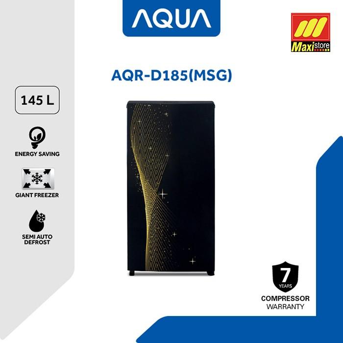Gambar AQUA AQR-D185 MSG Kulkas 1 Pintu [145 L] dengan Giant Freezer dari Maxi Store Makassar undefined Tokopedia