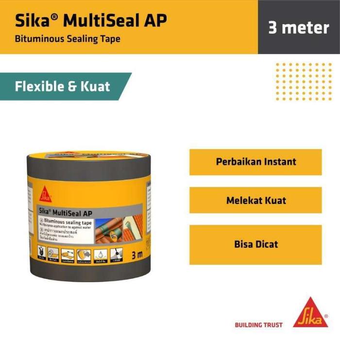 Gambar Sika - Multiseal 10cm x 3m Perekat Multiguna instan Kebocoran - 10cm x 3m dari Sika Indonesia undefined 4 Tokopedia