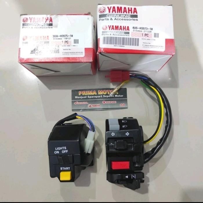 Gambar SET SAKLAR KANAN KIRI F1 F1ZR ORI YAMAHA YGP dari Primamotorkarya undefined Tokopedia
