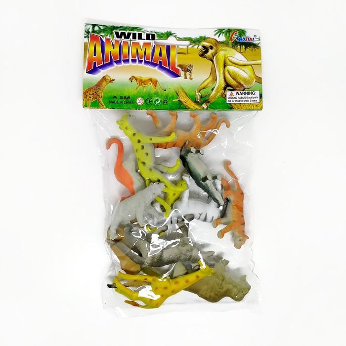 Gambar Set Miniatur Hewan Wild Animal Kecil isi 12 pcs miniatur  motor - Random dari Grandia Shop undefined Tokopedia
