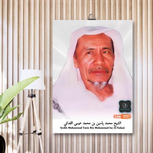 Gambar Foto Poster Syeikh Yasin al Fadani Ulama Wall Decor Kayu Frame - 30X40CM/A3 dari Azzil Store undefined Tokopedia
