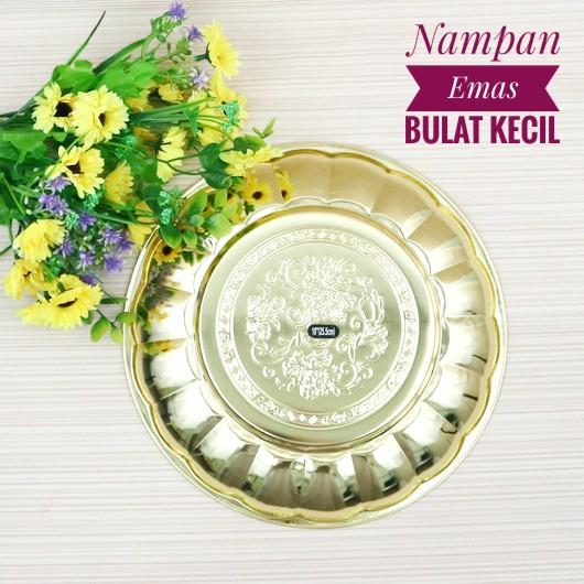 Gambar Nampan Emas Bulat Kecil Tanggung Besar Oleh Oleh Haji dan Umroh Jakarta Kitchenware Wadah Kuning - Kecil Diameter 25 dari Oleh Oleh Umroh Haji Jakarta undefined Tokopedia