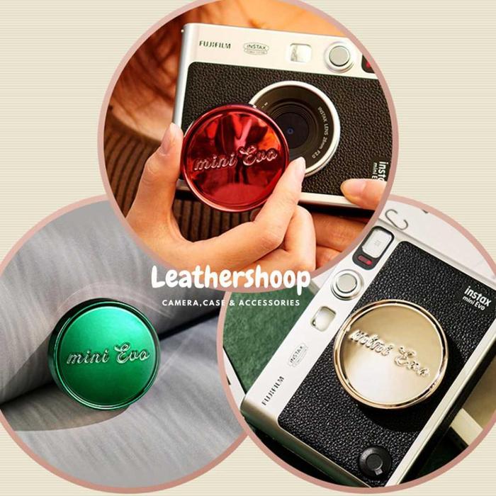 Gambar Tutup Lensa Instax Mini EVO Lens Cap Cover - Merah dari Leathershoop undefined Tokopedia