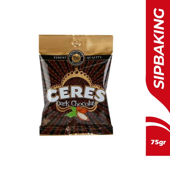 Gambar Ceres Hagelslag Dark Chocolate 75 Gr Meses Dark Coklat Meises - Ceres Hagelslag Dark Chocolate 75 G dari SIPBAKING MURAH ONLINE undefined Tokopedia