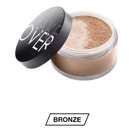 Gambar MAKE OVER Shimmering Powder Indonesia / Highlighter Powder Wajah 13g / Ultra Fine Powder / Natural Shimmery Finish / Easy To Blend / Shimmer Glowing Glow Highlight Bedak Tabur Halus / Shade Bronze Goldinx Chrystalist Quartza / Cosmetic Face Makeup Series - Bronzed dari Proper Beauty_NEW undefined Tokopedia