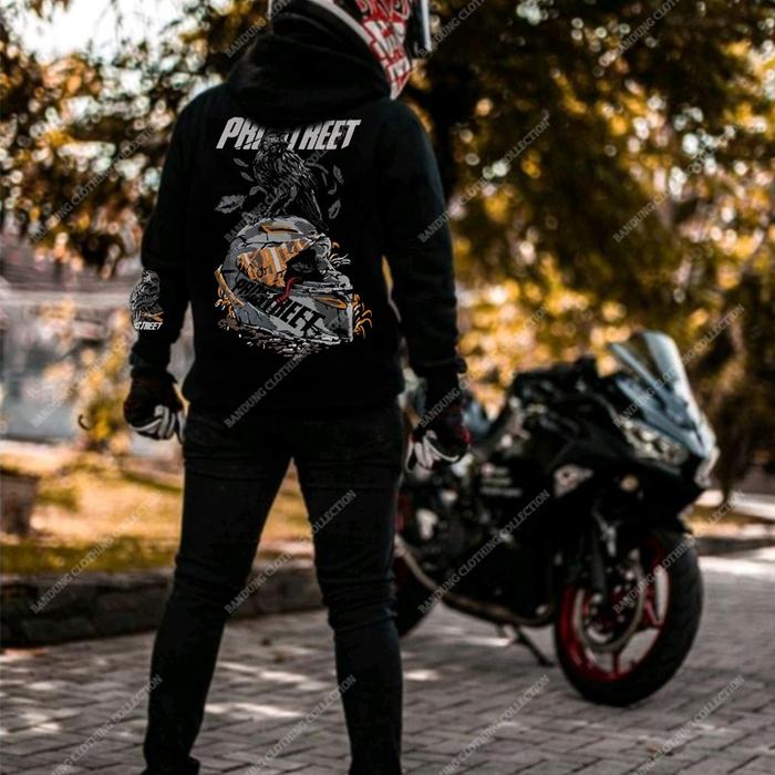 Gambar Sweater Rider Sunmori Prostreet Gagak Bahan Not Original / Jaket Prostreet Hoodie Prostreet Sunmori Terbaru 2023 - HITAM, M dari Bandung Clothing Collection undefined Tokopedia