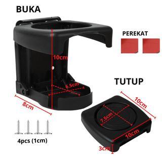 Gambar MSS Cup Holder Mobil Dudukan Tempat Minum Gelas 500ml Multifungsi Holder Car Tempat Botol Gelas Minuman Soda Mobil Bisa Di Lipat Murah - HITAM dari Modern Shop Style undefined Tokopedia