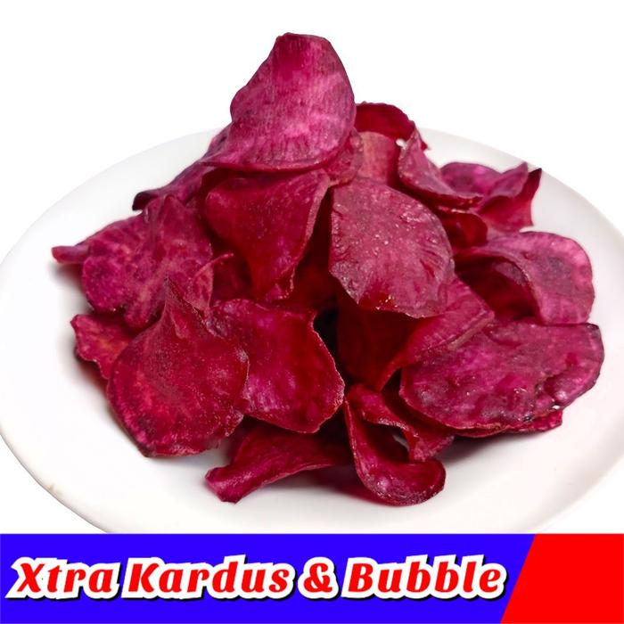 Gambar [1Kg] Keripik Ubi Ungu / Kripik Ubi Ungu - Raos Rasa makanan ringan jajanan jadul snack kiloan - 75g dari Raos Rasa undefined Tokopedia