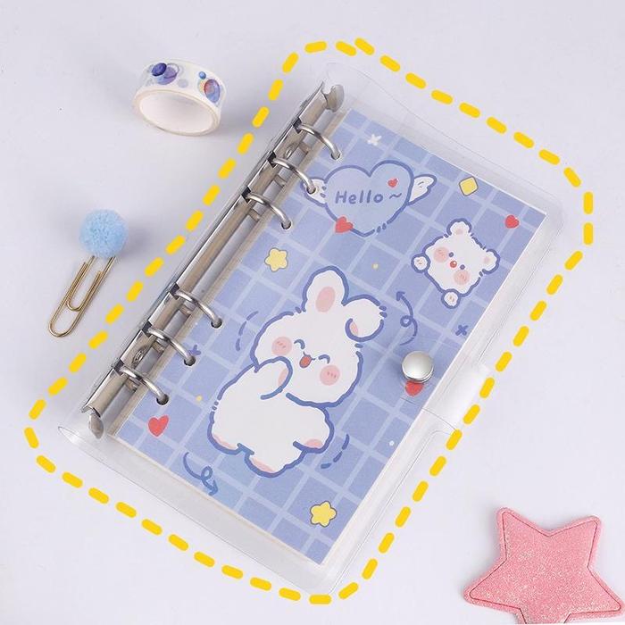 Gambar Binder note A6 cute peach / Buku catatan 100 lembar/ Notebook journal lucu daily planner-Rabbit Stationery - D dari Rabbit Stationery undefined Tokopedia