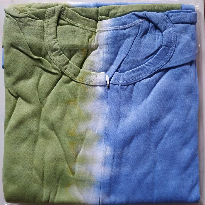 Gambar Daster Lowo Kaos JUMBO LD 150 Bumil Busui Friendly Kancing Zipper Resleting Depan Bigsize XXXXXL Big Size 5L Baju Tidur Kaos Tiedye Pelangi - Ijo-Abu dari Mama Daster_NEW undefined Tokopedia