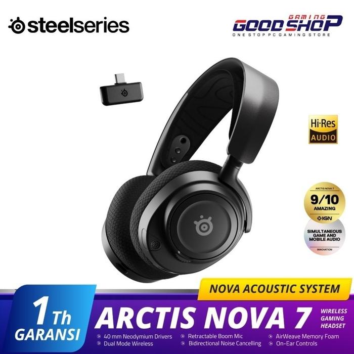 Gambar Steelseries Arctis Nova 7 Wireless - Gaming Headset dari GOODGAMINGSHOP undefined Tokopedia