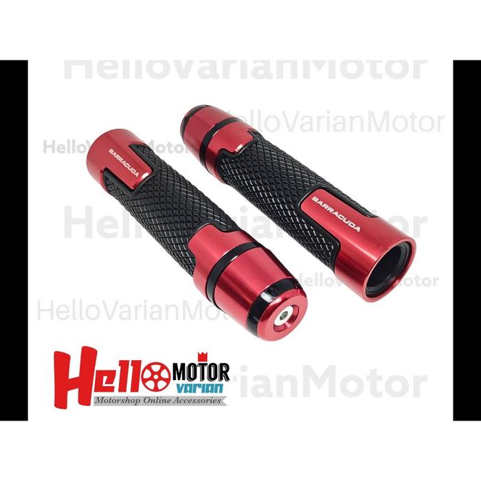 Gambar Hand Grip Motor BARRACUDA Sisik Plus Jalu CNC - Biru dari Hellovarianmotor undefined 5 Tokopedia