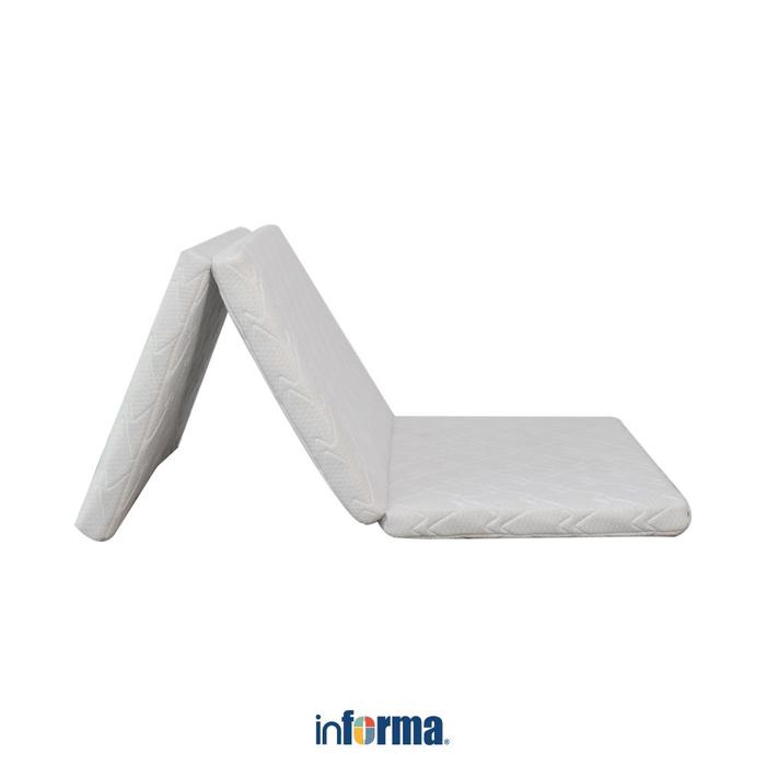 Gambar INFORMA SLEEP 90X190X8 CM TRIDEN KASUR LIPAT PORTABLE - PUTIH dari Informa Indonesia undefined Tokopedia
