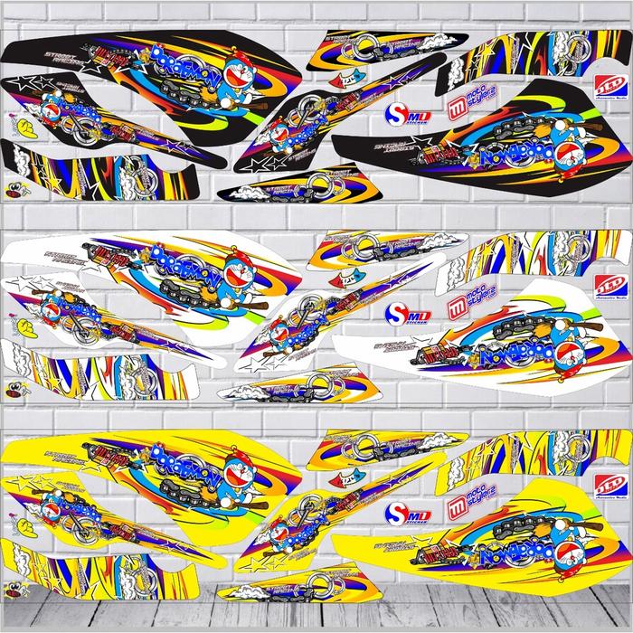 Smdd Sticker Jual STIKER POLET VARIASI MOTOR YAMAHA BISON Glosy Motorcycle Racing ...
