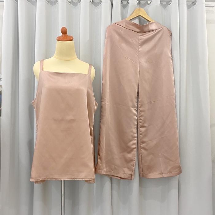 Gambar Napusha | Inner Non Hinab| Inner Tanktop | Inner Satin |Inner Tanktop Tanpa Lengan | Inner Kulot | Inner Dress - Coksu, Tanktop + Kulot dari Modestia Officiall undefined Tokopedia