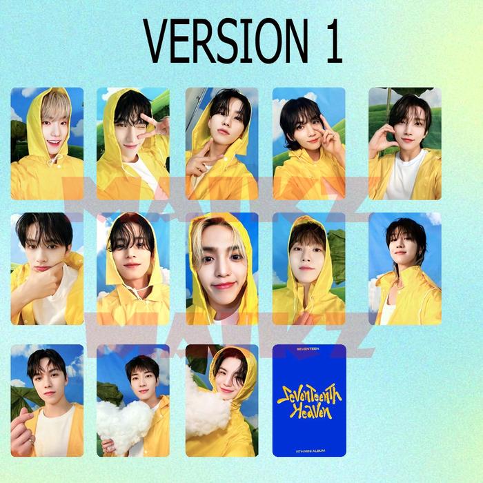 Gambar Seventeen Heaven Carat Version Photocard Kpop - Versi 1, All member 13pc dari maiksshop undefined Tokopedia