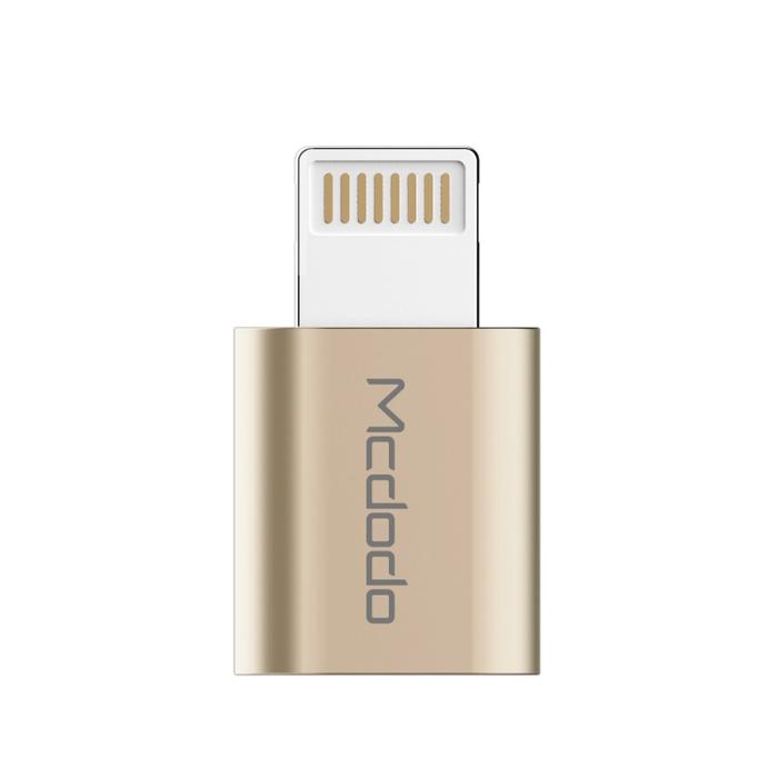 Gambar OTG ADAPTER MCDODO MOT-214 MC-LINK LIGHTNING TO MICRO USB - Emas dari TokoPDAcom undefined Tokopedia